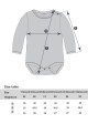 Kojenecké body - WINKIKI WNB 92530, světle šedá Barva: Šedá, Velikost: 80 - thumb (2)