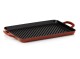 KELA Grilovací deska litinová Calido 35x25 cm červená KL-11939 - thumb (0)