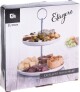 EXCELLENT Etažér dvoupatrový porcelánový  KO-795880410 - thumb (1)