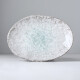 Servírovací talíř AQUA SPLASH 24 x 17 cm, ovál, modrá, MIJ - thumb (4)