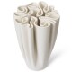 Váza DEDALI 25,5 cm, bílá, kamenina, ferm LIVING - thumb (6)