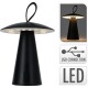 HOMESTYLING Stolní LED lampa nabíjecí černá KO-AF5000830 - thumb (2)