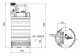 Kalové stavební čerpadlo 50 EUB-M 5.20S, 230V, 1.5kW, kabel 10m - thumb (2)