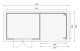 Dřevěný domek KARIBU KERKO 4 + přístavek 240 cm včetně zadní a boční stěny (82943) šedý LG2974 - thumb (2)
