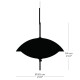 Závěsná lampa CLAM 55 cm, bílá / mosaz, Fritz Hansen - thumb (12)