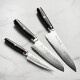 Santoku nůž SUPER GOU YPSILON 16,5 cm, černá, Yaxell - thumb (3)