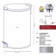 KELA Koš odpadkový Mats  šedá 12l KL-10640 - thumb (9)