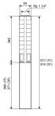 Ponorné čerpadlo EVAK V4S-3M18, 400V, 1.1kW, 2m kabelu - thumb (2)