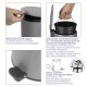 KELA Koš odpadkový Mats bílá matná 12l KL-10644 - thumb (4)