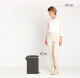Pedálový odpadkový koš NEWICON 20 l, champagne, Brabantia - thumb (9)