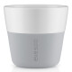 EVA SOLO Termohrnky na kávu Lungo 230 ml 2 kusy světle šedé - thumb (1)