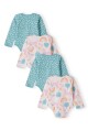 Body kojenecké 4pack, Minoti, 16mbaby 8, holka - 68/74 | 6-9m - thumb (1)