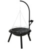 PROGARDEN Gril na dřevěné uhlí závěsný trojnožka 55 x 100 cm KO-C83000290 - thumb (0)