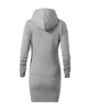 Šaty dámské SNAP 419 - XS-XXL - tmavě šedý melír - thumb (2)
