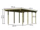 Carport KARIBU ECO 2A 62029 LG1878 - thumb (2)