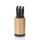 KELA Sada nožů ve stojanu Acida bambus černý 24,5cm 13,0cm KL-11283 - thumb (0)