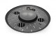 Prosperplast Květináč Prosperplast GRACIA LOW 28,5 cm antracit  611102 - thumb (1)