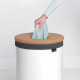 Koš na prádlo 60 l, s korkovým víkem, bílá, Brabantia - thumb (1)