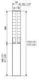 Ponorné čerpadlo EVAK V4S-1M36, 230V, 1.1kW, 2m kabelu - thumb (2)