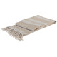 HOMESTYLING Deka se střapci bavlna 130 x 170 cm béžová KO-A35821740bezo - thumb (1)