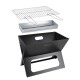 BBQ COLLECTION Gril na dřevěné uhlí skládací 46 x 37 cm ED-224901 - thumb (3)