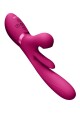 Vive Kura Thrusting G Spot with Flapping Tongue and Pulse Wave Stimulator Pink - thumb (2)
