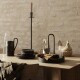 Servírovací podnos GRIB 28 cm, černá, železo, ferm LIVING - thumb (2)