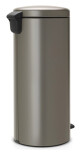 Pedálový odpadkový koš NEWICON 30 l, platinová, Brabantia - thumb (2)