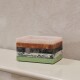 Dekorativní podnos MIST 20 x 15 cm, růžová, pryskyřice, ferm LIVING - thumb (2)