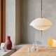 Závěsná lampa CLAM 44 cm, bílá / mosaz, Fritz Hansen - thumb (8)