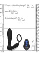 Ouch! E-stim & Vibration Butt Plug with Remote Black - thumb (3)
