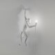 Nástěnné dekorační světlo  MONKEY HANGING LEFT HAND 76,5 cm, bílá, Seletti - thumb (1)