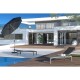 Zumm Garden Furniture® Zahradní lehátko altea bílé - thumb (2)