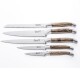 Sada nožů LUXURY, sada 6 ks, s magnetickým stojanem, olive, Laguiole - thumb (3)