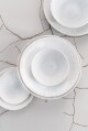 Jídelní miska ICE WHITE 24,5 cm, 550 ml, MIJ - thumb (5)