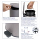 KELA Kosmetický koš 5 l MATS bílá KL-23701 - thumb (5)