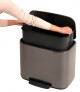 Pedálový odpadkový koš BO 36 l, platinová, Brabantia - thumb (1)