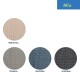 KELA Koupelnová předložka Miu směs bavlna/polyester kouřově modrá 65,0x55,0x1,0cm KL-24728 - thumb (5)