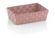 KELA Košík Alvaro plast starorůžová 30x21 cm KL-24352 - thumb (0)