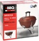 PROGARDEN Přenosný gril na dřevěné uhlí s víkem 37 cm cihlová KO-C83000420 - thumb (2)
