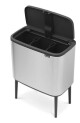 Dotykový odpadkový koš BO TOUCH BIN 3 x 11 l, matná ocelová, Brabantia - thumb (1)