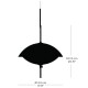 Závěsná lampa CLAM 44 cm, bílá / mosaz, Fritz Hansen - thumb (12)