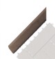 G21 Přechodová lišta G21 Indický teak pro WPC dlaždice, 38,5 x 7,5 cm rohová (levá) G21-63910068 - thumb (0)