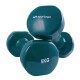 Vinylové činky Sportago Kirby 2x5kg, zelená - thumb (0)