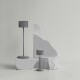 Přenosná stolní lampa FAROL MINI 19,5 cm, LED, satelitní šedá, hliník, Blomus - thumb (1)