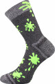 Chlapecké ponožky VoXX - Hawkik kluk, šedý melír / neon Barva: Šedá, Velikost: 30-34 - thumb (3)