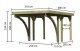 Carport KARIBU CLASSIC 1C 61966 ocelové střešní plechy LG3353 - thumb (2)