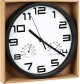 SEGNALE Nástěnné hodiny s teploměrem a vlhkoměrem 25 cm bílá KO-837362300bila - thumb (1)