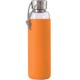 Láhev na vodu 600 ml, oranžová, sklo, Black+Blum - thumb (0)