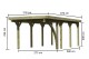 Carport KARIBU CLASSIC 2B 61968 ocelové střešní plechy LG3355 - thumb (2)